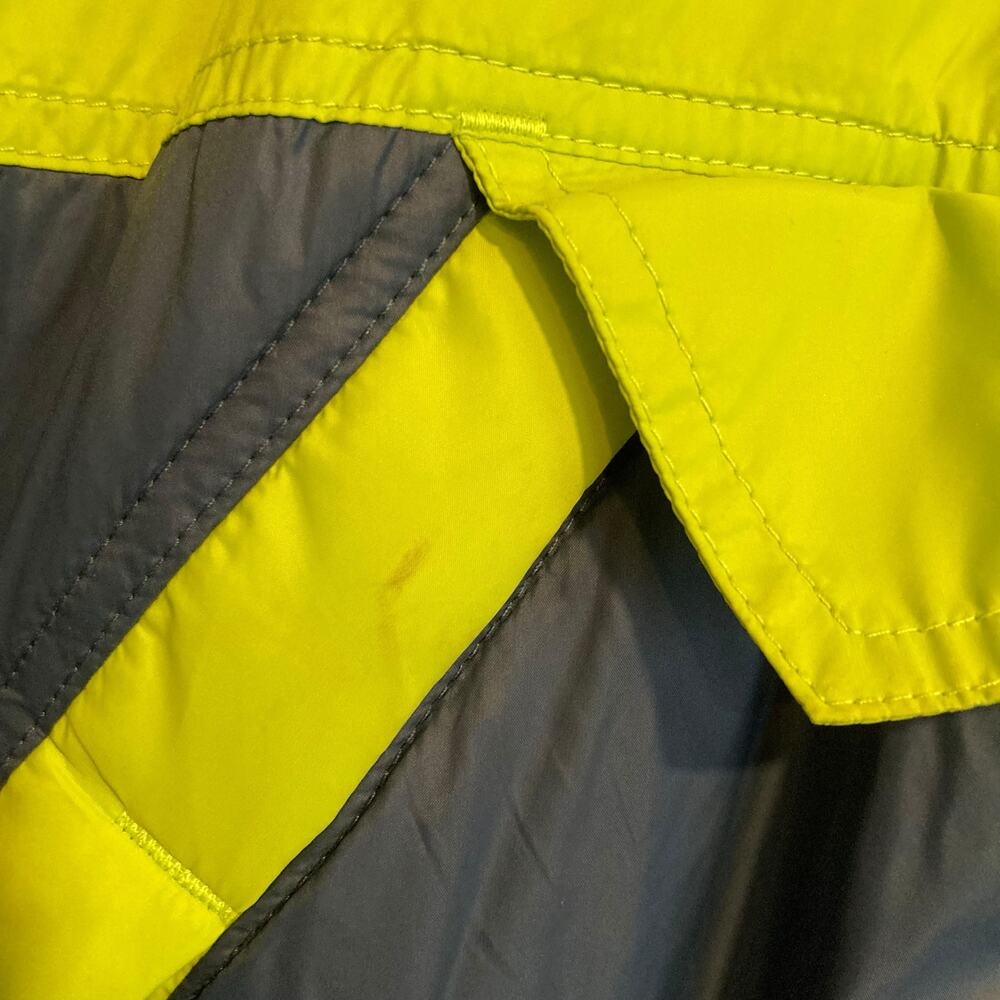 Marmot Lime Green Blue Anorak 3M Thinsulate Lightweight Macaw Coat Size Large - Picture 8 of 16